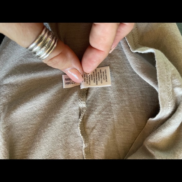 Beautiful gray  cotton blend embellished tank top - Picture 6 of 8